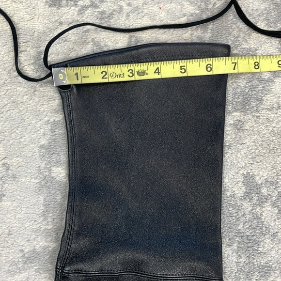 New Stuart Weitzman Genna 60 City Over the Knee Boots Black Stretch Leather 5 - Picture 11 of 15